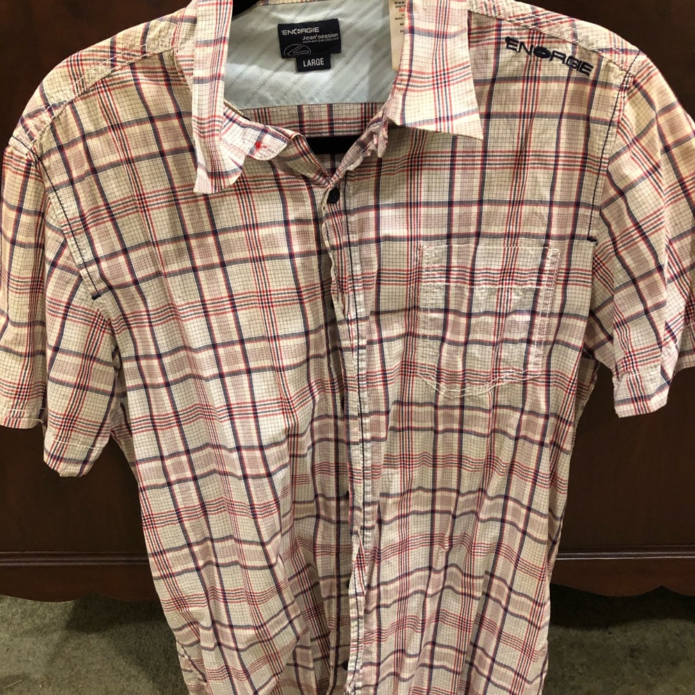 Energie Mens shirt sleeved button down